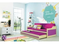 Кровать детская DAWID сосна c матрасами pilt 3