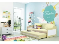 Кровать детская DAWID сосна c матрасами pilt 6