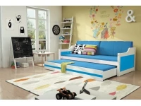 Кровать детская DAWID белый c матрасами pilt 4