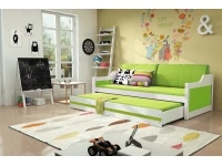 Кровать детская DAWID белый c матрасами pilt 5