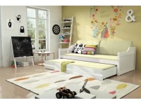 Кровать детская DAWID белый c матрасами pilt 3