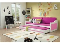 Кровать детская DAWID белый c матрасами pilt 7