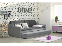 Кровать детская DAWID графит c матрасами pilt 3