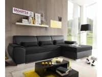 Угловой диван-кровать ANTARA SMART черный pilt 2