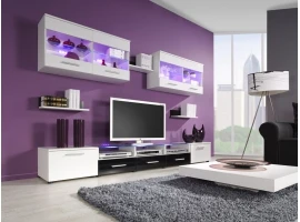 Sektsioon CAMA I valge kõrgläige ja must kõrgläige/matt valge