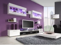 Sektsioon CAMA I valge kõrgläige ja must kõrgläige/matt valge pilt 2