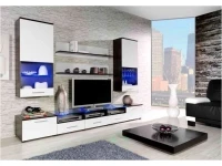 Sektsioon CAMA II valge kõrgläige/matt wenge pilt 2