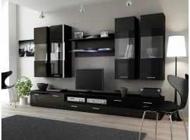 Sektsioon DREAM I must kõrgläige/matt must