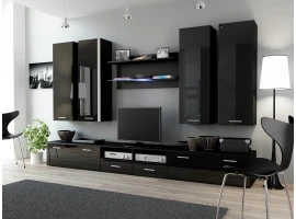 Sektsioon DREAM III must kõrgläige/matt must