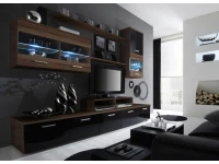 Секция LOGO II черный высокий глянец/слива матовый pilt 2