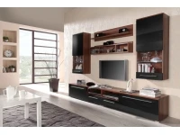 Sektsioon LUNA must kõrgläige/ploomipuit pilt 2