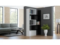 Полка PACO белый матовый/черный матовый pilt 2