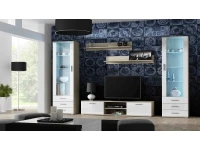 Sektsioon SOHO IV valge kõrgläige/tamm sonoma pilt 2