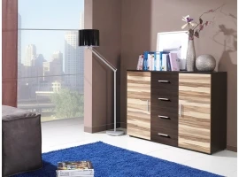 Kummut UNI pähkel baltimore ja wenge/wenge