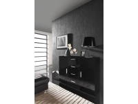 Kummut UNI must kõrgläige/matt must pilt 2