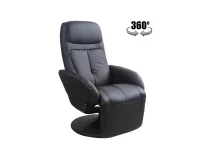 Кресло-лежак OPTIMA recliner черный pilt 2