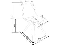 Стул K-201 серый pilt 5