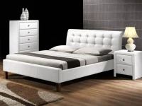 Voodi 160x200 SAMARA valge pilt 2