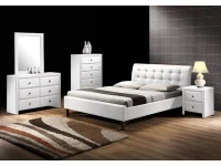 Voodi 160x200 SAMARA valge pilt 3