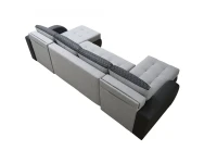 Угловой диван-кровать PIREUS BIS черно-белый pilt 5