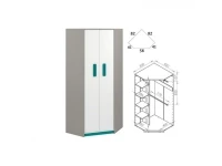 Шкаф угловой IQIQ 01 pilt 3