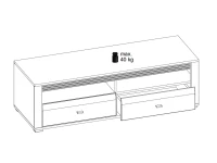 TV стол SEVILLA 50 pilt 3