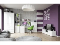 TV стол SELENE 09 белый HG pilt 6