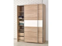 Liugustega kapp LIMA S-1 sonoma ja valge pilt 4