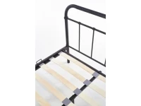 Кровать 120x200 LINDA 120 черная pilt 5