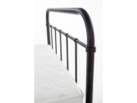 Кровать 120x200 LINDA 120 черная pilt 6