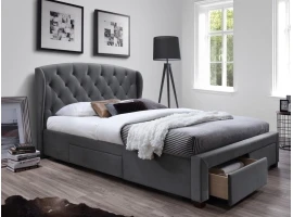 Кровать 160x200 SABRINA серая