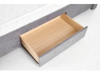 Кровать 160x200 SABRINA серая pilt 4