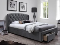 Кровать 160x200 SABRINA серая pilt 2