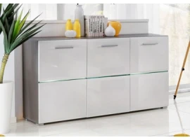 Комод BLADE 2 белый и титан