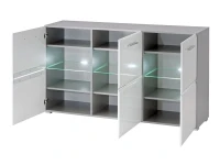 Комод BLADE 2 белый и титан pilt 4