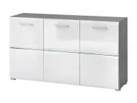 Комод BLADE 2 белый и титан pilt 5