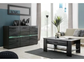 Diivanilaud BLADE 4 must ja sahara läige