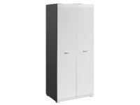 Шкаф для одежды CLIF 2D графит и белый pilt 2