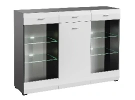 Комод CLIF HB графит и белый