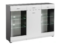 Комод CLIF HB графит и белый pilt 2