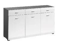 Комод CLIF SB графит и белый pilt 2