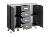 Комод LEGG 2 2D4S графит pilt 4