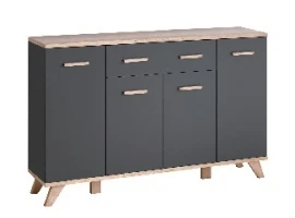 Комод LEGG 3 4D1S графит
