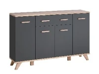Комод LEGG 3 4D1S графит pilt 2