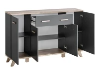 Комод LEGG 3 4D1S графит pilt 4