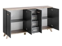 Комод LEGG 4 4D4S графит pilt 4