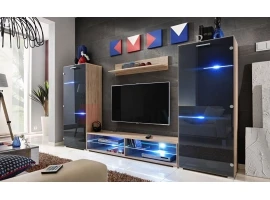 Секция MODERN сан ремо и графит глянец