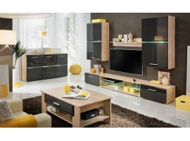 Секция BLADE 2 бук иконик и лава глянец