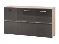 Комод BLADE 2 бук иконик и лава глянец pilt 4