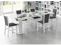 Стол раздвижной STARS 05 белый pilt 2